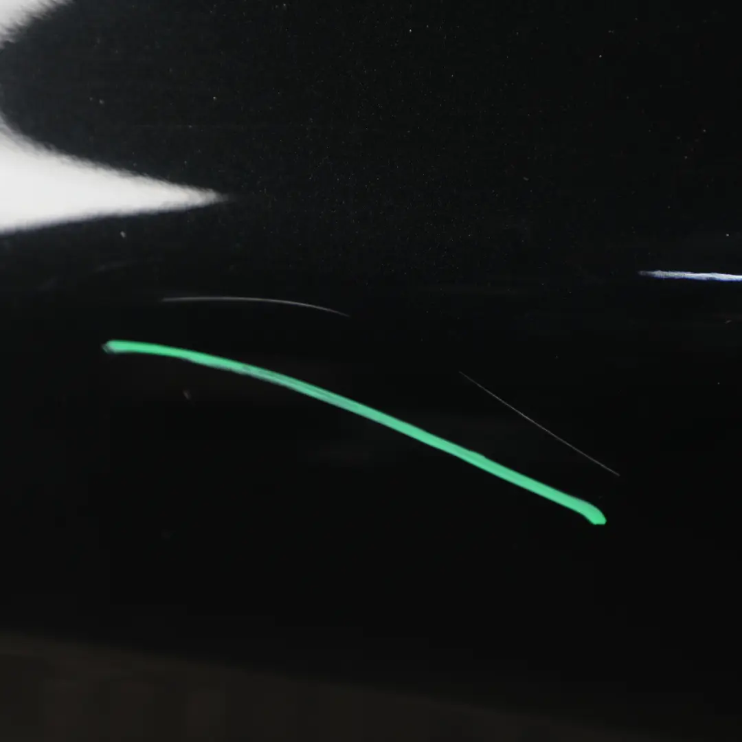 Door Rear Left N/S A-Class Kosmos Cosmic Black Metallic - 191 to Mercedes W176 with Part number A1767300105 Mercedes W176 Door Rear Left N/S A-Class Kosmos Cosmic Black Metallic - 191 - SKU A1767300105-KB - Part number A1767300105