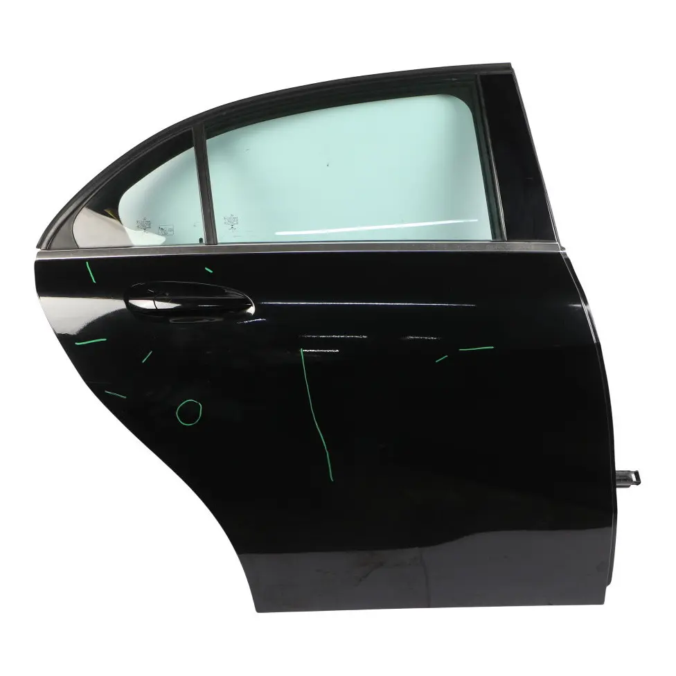 Mercedes W176 Drzwi Tylne Prawe Kosmos Cosmic Czarny Metalik - 191 - SKU A1767300205-KB2 - Numer Części A1767300205