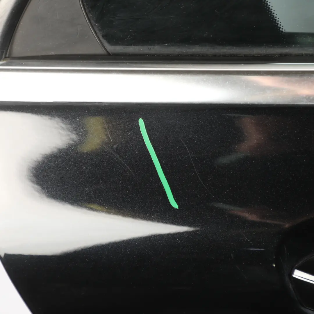 Door Rear Right O/S A-Class Kosmos Cosmic Black Metallic - 191 to Mercedes W176 with Part number A1767300205 Mercedes W176 Door Rear Right O/S A-Class Kosmos Cosmic Black Metallic - 191 - SKU A1767300205-KB2 - Part number A1767300205