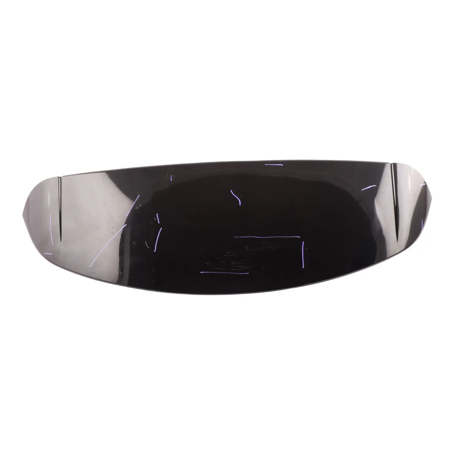 Mercedes W176 Boot Tailgate Rear Spoiler Kosmos Black Metallic - 191 A1767900100