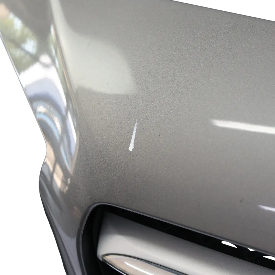 Front Bumper AMG Trim Panel Mountain Grey Metallic - 787 to Mercedes W176 with Part number A1768805540 Mercedes W176 Front Bumper AMG Trim Panel Mountain Grey Metallic - 787 - SKU A1768805540-MG - Part number A1768805540