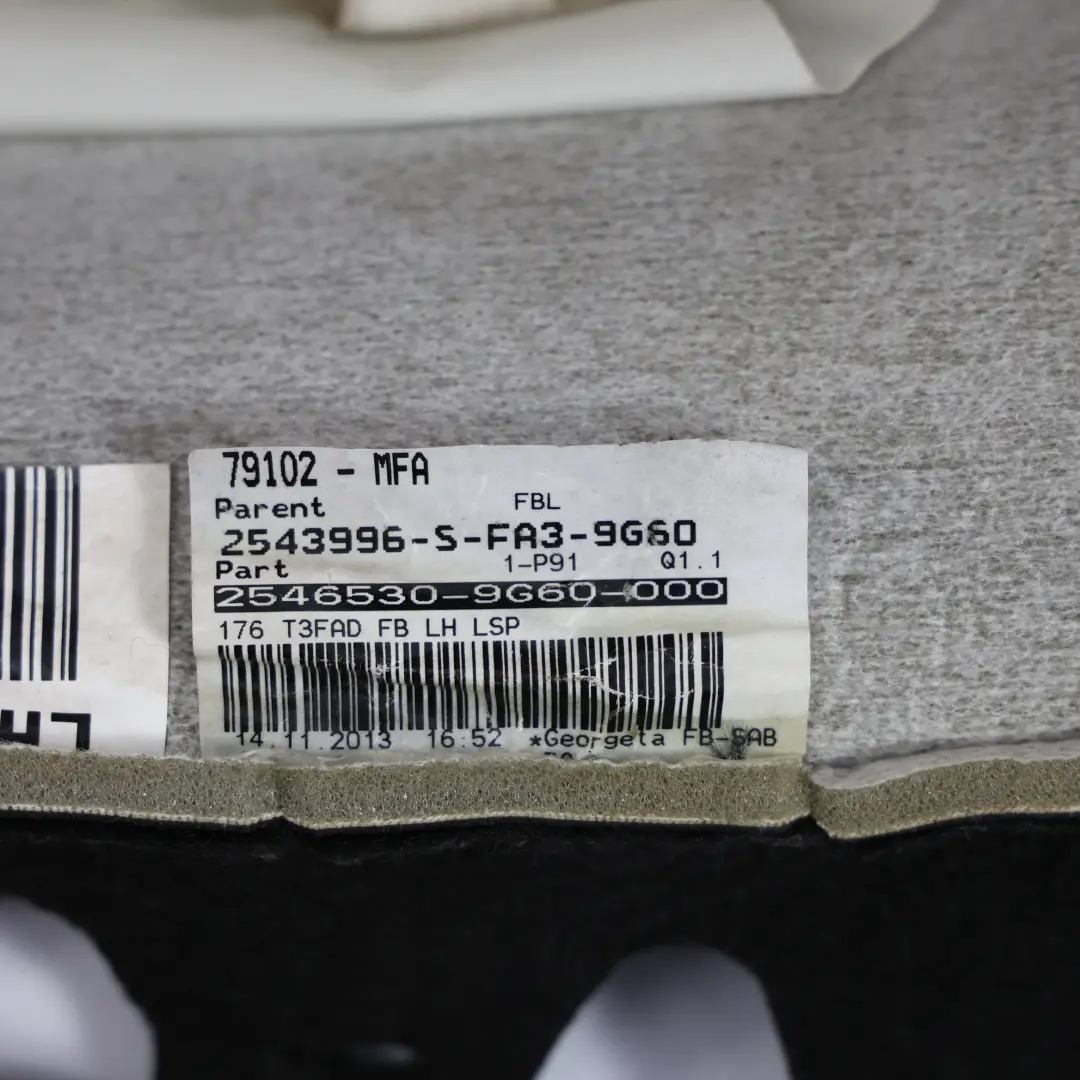 Siège Avant Droit Avec Dossier En Similicuir Noir pour Mercedes W176 à propos du numéro de pièce A1769109101 Mercedes W176 Siège Avant Droit Avec Dossier En Similicuir Noir - SKU A1769109101 - Numéro de pièce A1769109101