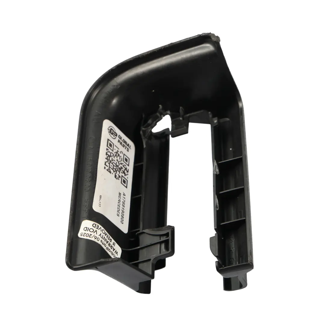 Front Left Rail Rear Part Trim Cover Right O/S to Mercedes W176 Seat with Part number A1769190800 Mercedes W176 Seat Front Left Rail Rear Part Trim Cover Right O/S - SKU A1769190800 - Part number A1769190800
