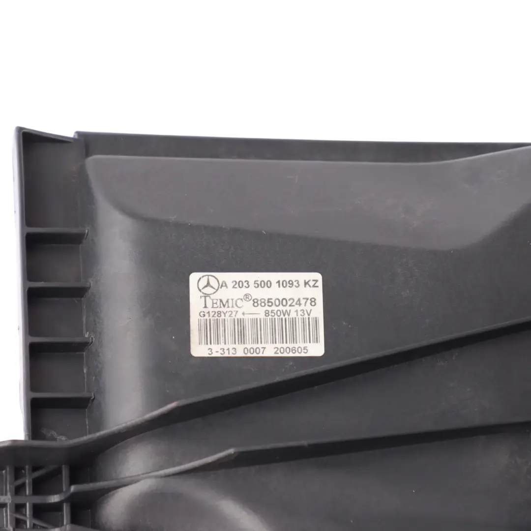 Cooling Blower Fan 850W to Mercedes W203 R171 Engine with Part number A2035001093 Mercedes W203 R171 Engine Cooling Blower Fan 850W - SKU A2035001093 - Part number A2035001093