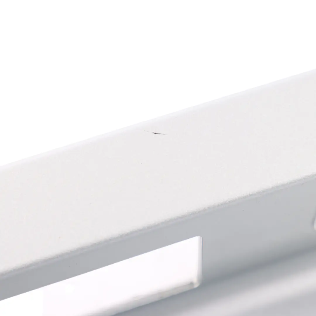 Mercedes W203 Rear Trunk Lid Tailgate Plate Holder Trim Brilliant Silver - 744 - SKU A2037500881-BS - Part number A2207500281