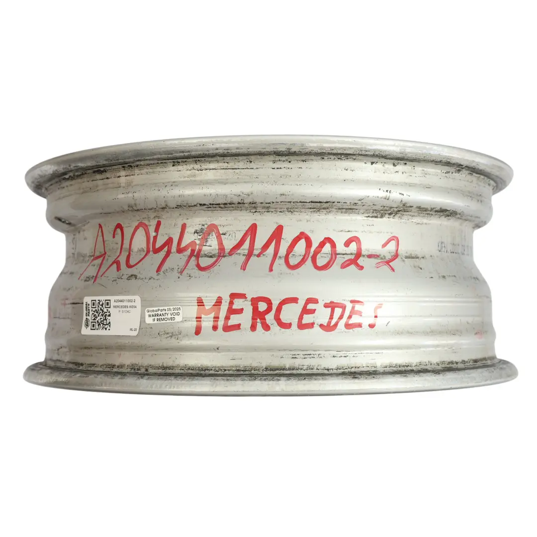 Mercedes W204 Felga Aluminiowa Srebrna 7-Ramienna 16" 6J ET:39 - SKU A2044011002-2 - Numer Części A2044011002