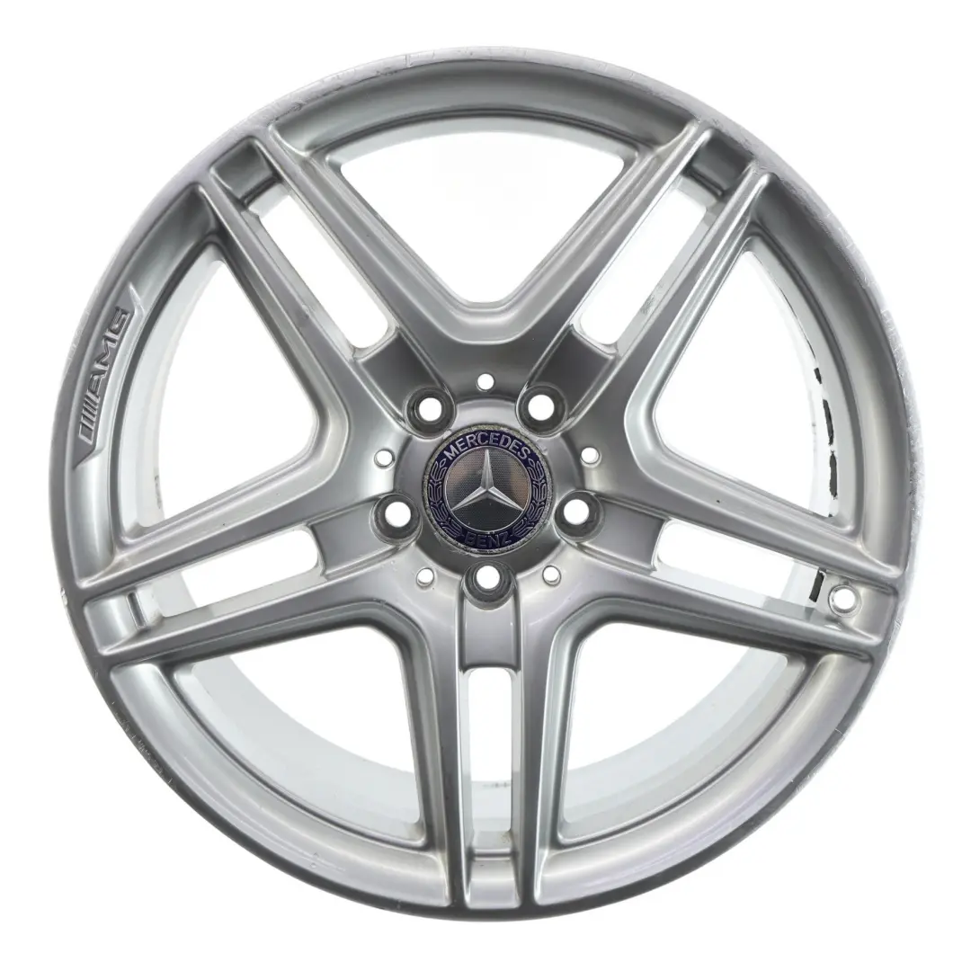 Mercedes W204 AMG Llanta Delantera De Aleación Plateada 18" ET:50 8J - SKU A2044014102-4 - Número de pieza A2044014102