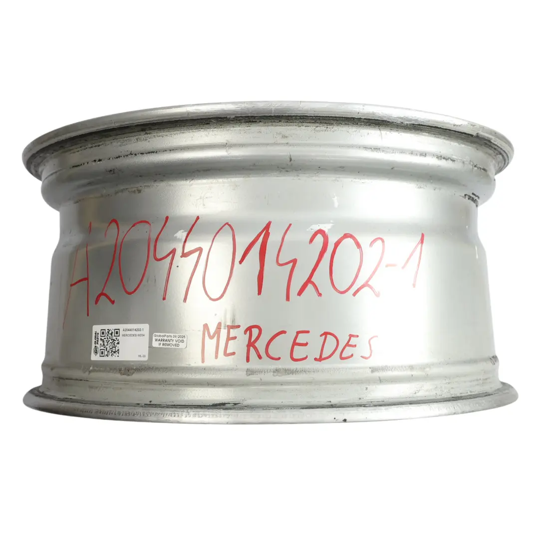 Mercedes W204 AMG Rear Silver Alloy Wheel Rim 18" 8,5J ET:54 - SKU A2044014202-1 - Part number A2044014202