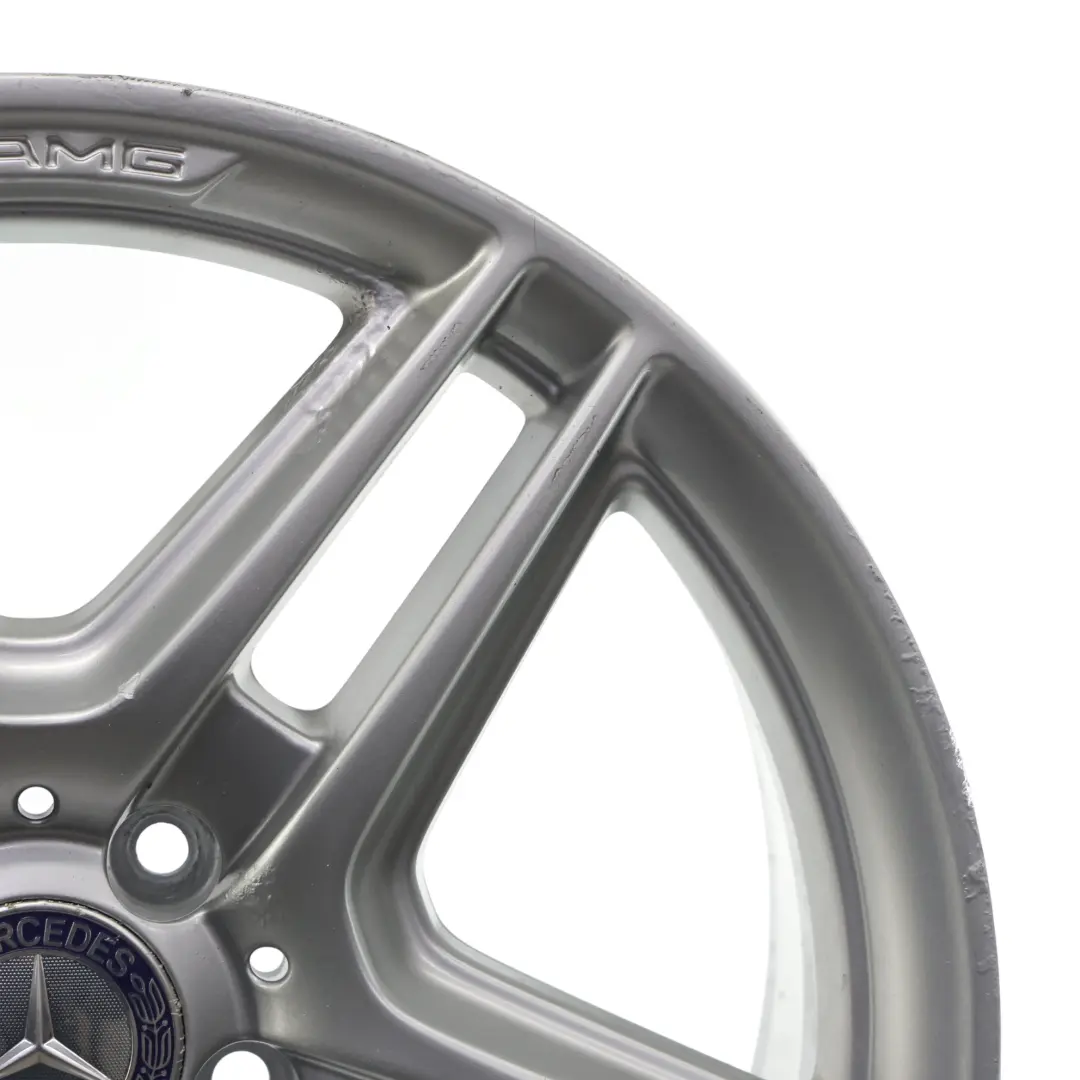 Mercedes W204 AMG Rear Silver Alloy Wheel Rim 18" 8,5J ET:54 - SKU A2044014202-1 - Part number A2044014202