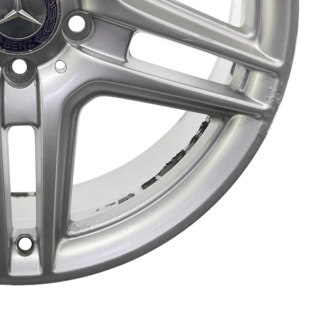 Mercedes W204 AMG Rear Silver Alloy Wheel Rim 18" 8,5J ET:54 - SKU A2044014202-1 - Part number A2044014202