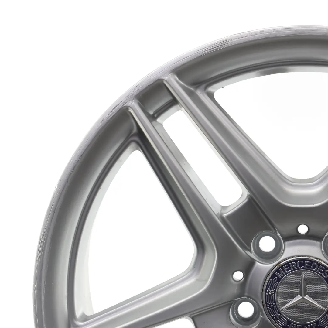 Mercedes W204 AMG Cerchio Posteriore Lega Argento 18" 8,5J ET:54 - SKU A2044014202-4 - Numero di parte A2044014202