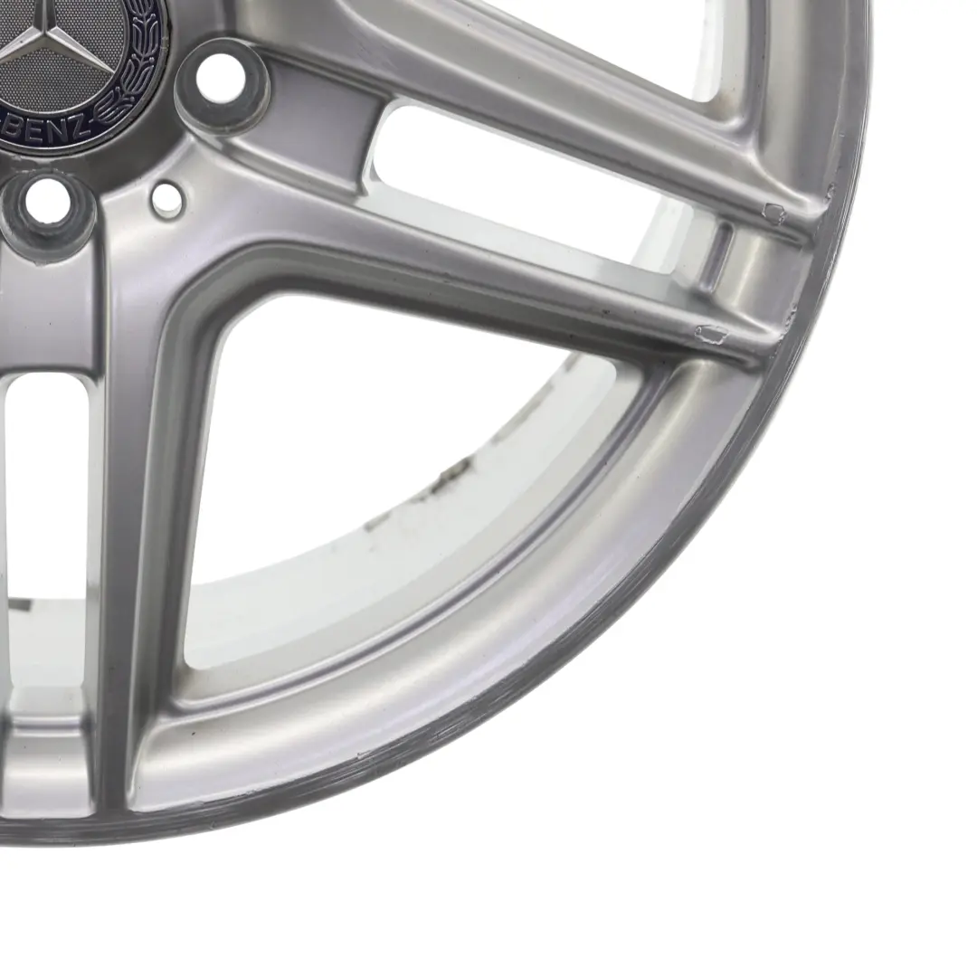 Mercedes W204 AMG Felga Aluminiowa Tylna Srebrna 18" 8,5J ET:54 - SKU A2044014202-4 - Numer Części A2044014202