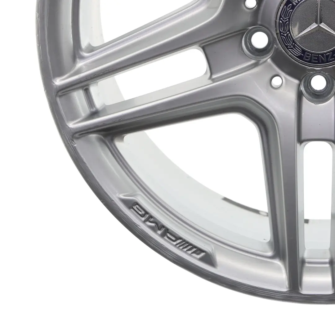 Llanta Aleación Plateada Trasera 18" 8,5J ET:54 para Mercedes W204 AMG con número de pieza A2044014202 Mercedes W204 AMG Llanta Aleación Plateada Trasera 18" 8,5J ET:54 - SKU A2044014202-4 - Número de pieza A2044014202