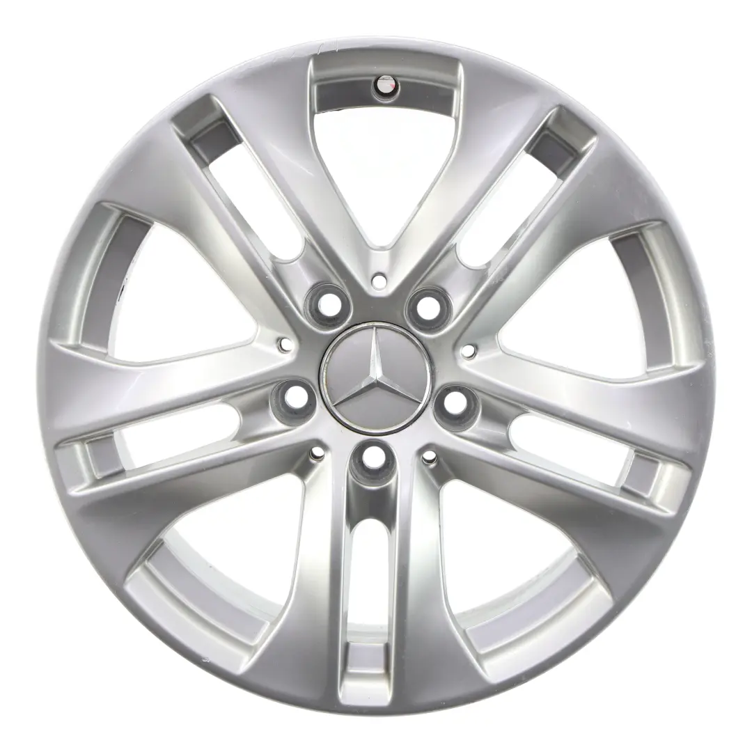 Mercedes W204 Alloy Wheel Rim 16" ET:43 7J 5 Double Spoke - SKU A2044017202-4 - Part number A2044017202