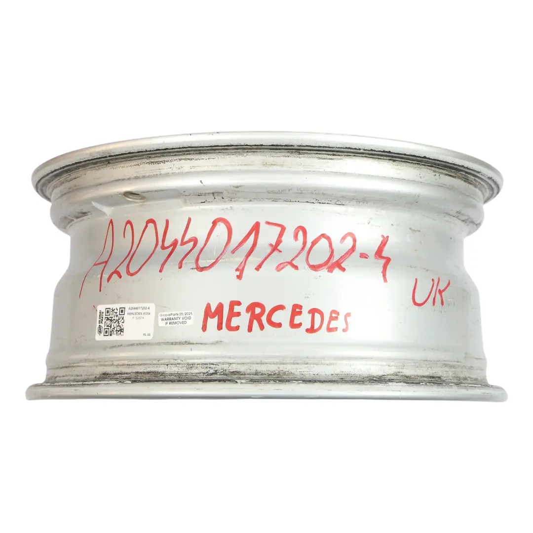 Mercedes W204 Alloy Wheel Rim 16" ET:43 7J 5 Double Spoke - SKU A2044017202-4 - Part number A2044017202