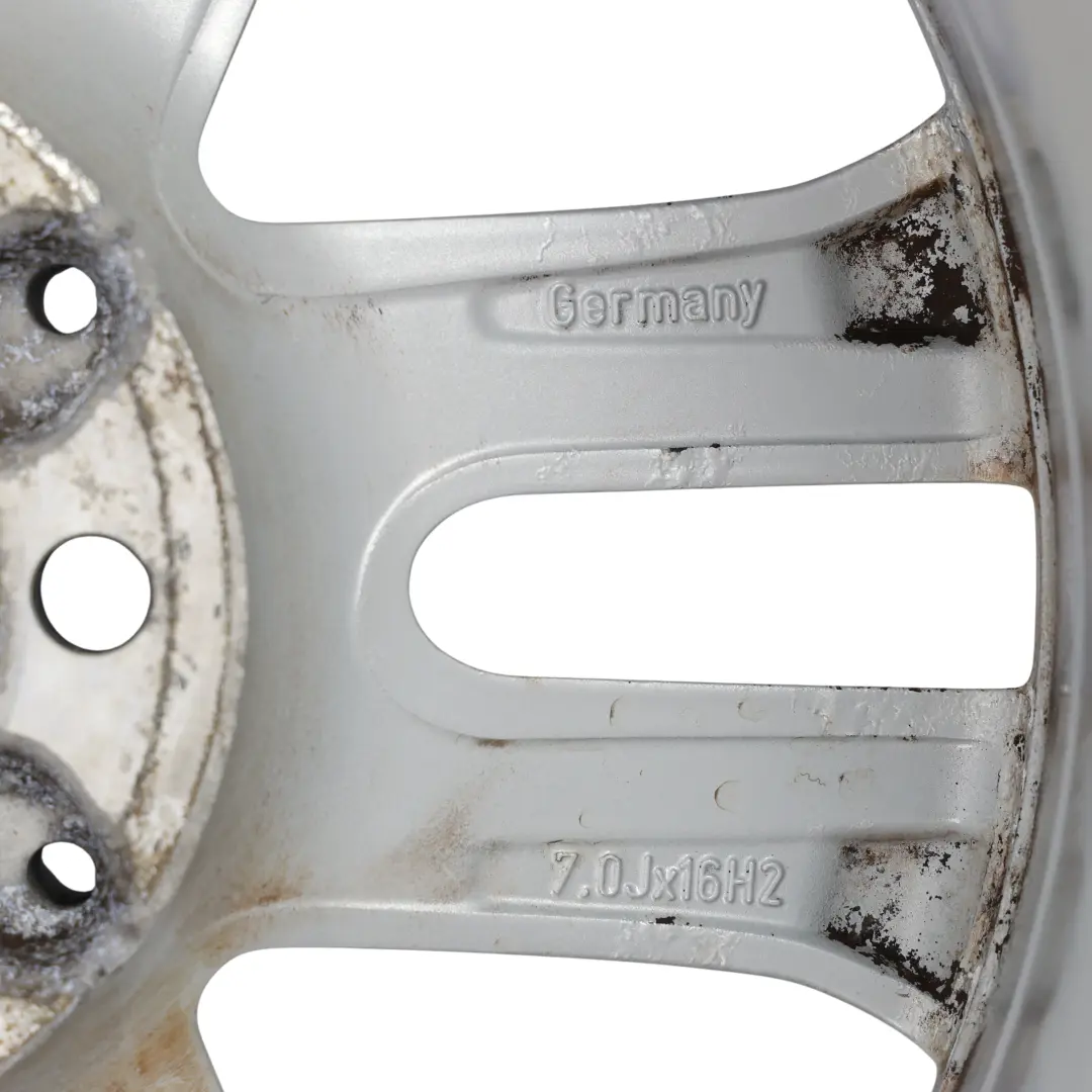 Mercedes W204 Alloy Wheel Rim 16" ET:43 7J 5 Double Spoke - SKU A2044017202-4 - Part number A2044017202