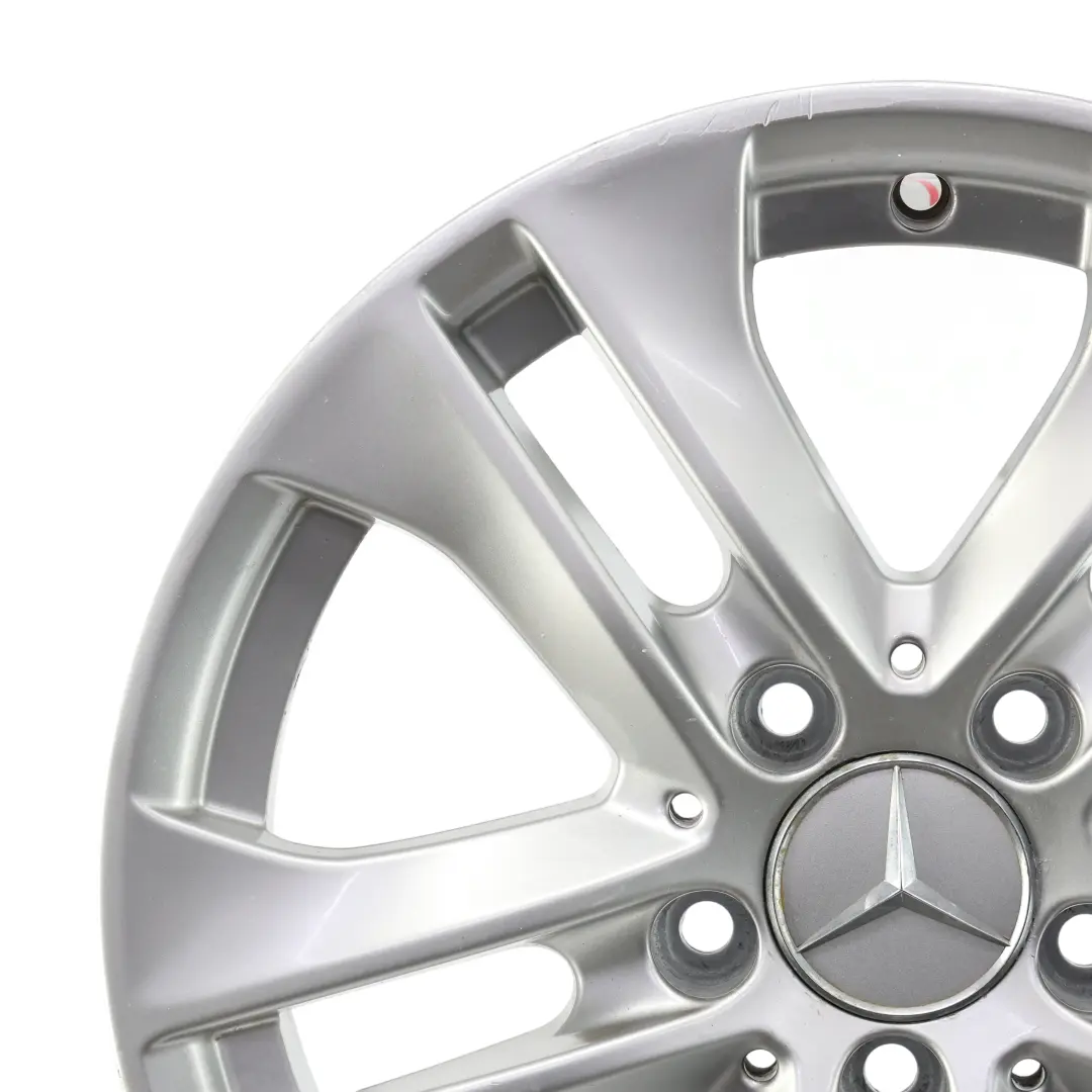 Mercedes W204 Alloy Wheel Rim 16" ET:43 7J 5 Double Spoke - SKU A2044017202-4 - Part number A2044017202