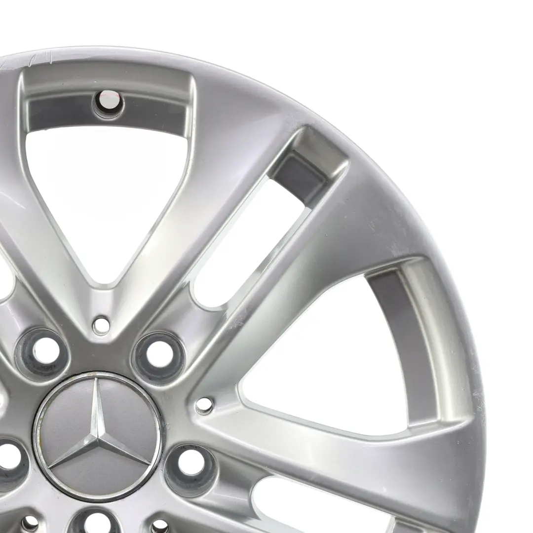 Mercedes W204 Alloy Wheel Rim 16" ET:43 7J 5 Double Spoke - SKU A2044017202-4 - Part number A2044017202