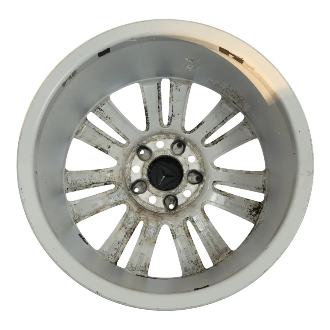 Jante double en alliage argenté 17" 7,5J ET:47 pour Mercedes W204 7 à propos du numéro de pièce A2044017402 Mercedes W204 7 Jante double en alliage argenté 17" 7,5J ET:47 - SKU A2044017402-1 - Numéro de pièce A2044017402