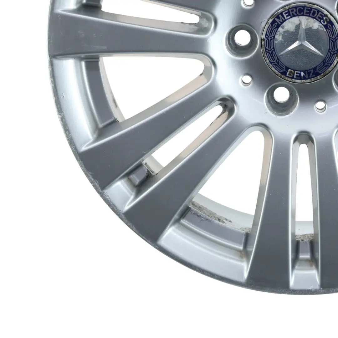 Mercedes W204 7 Jante double en alliage argenté 17" 7,5J ET:47 - SKU A2044017402-1 - Numéro de pièce A2044017402
