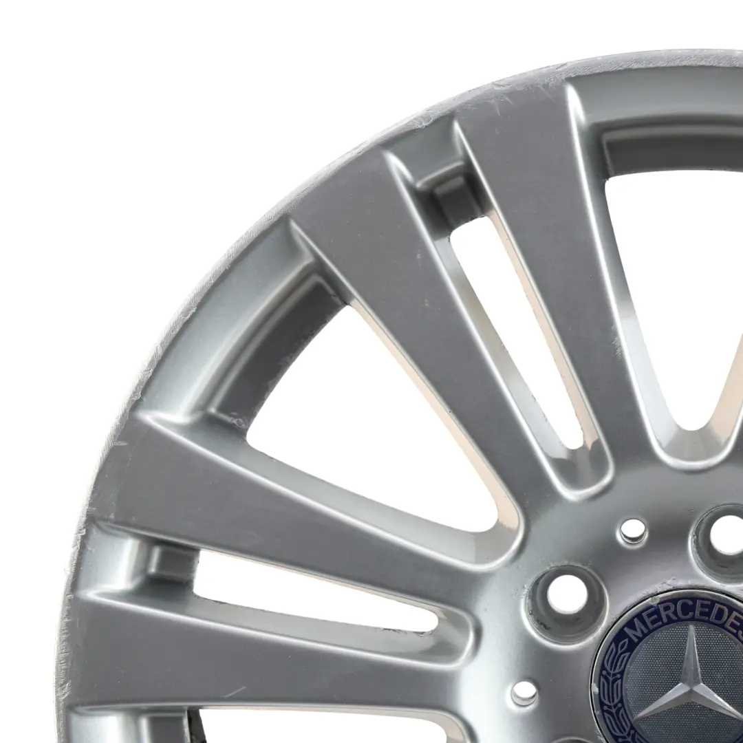 Mercedes W204 Cerchio Ruota Lega Argento 17" 7,5J ET:47 - SKU A2044017402-2 - Numero di parte A2044017402