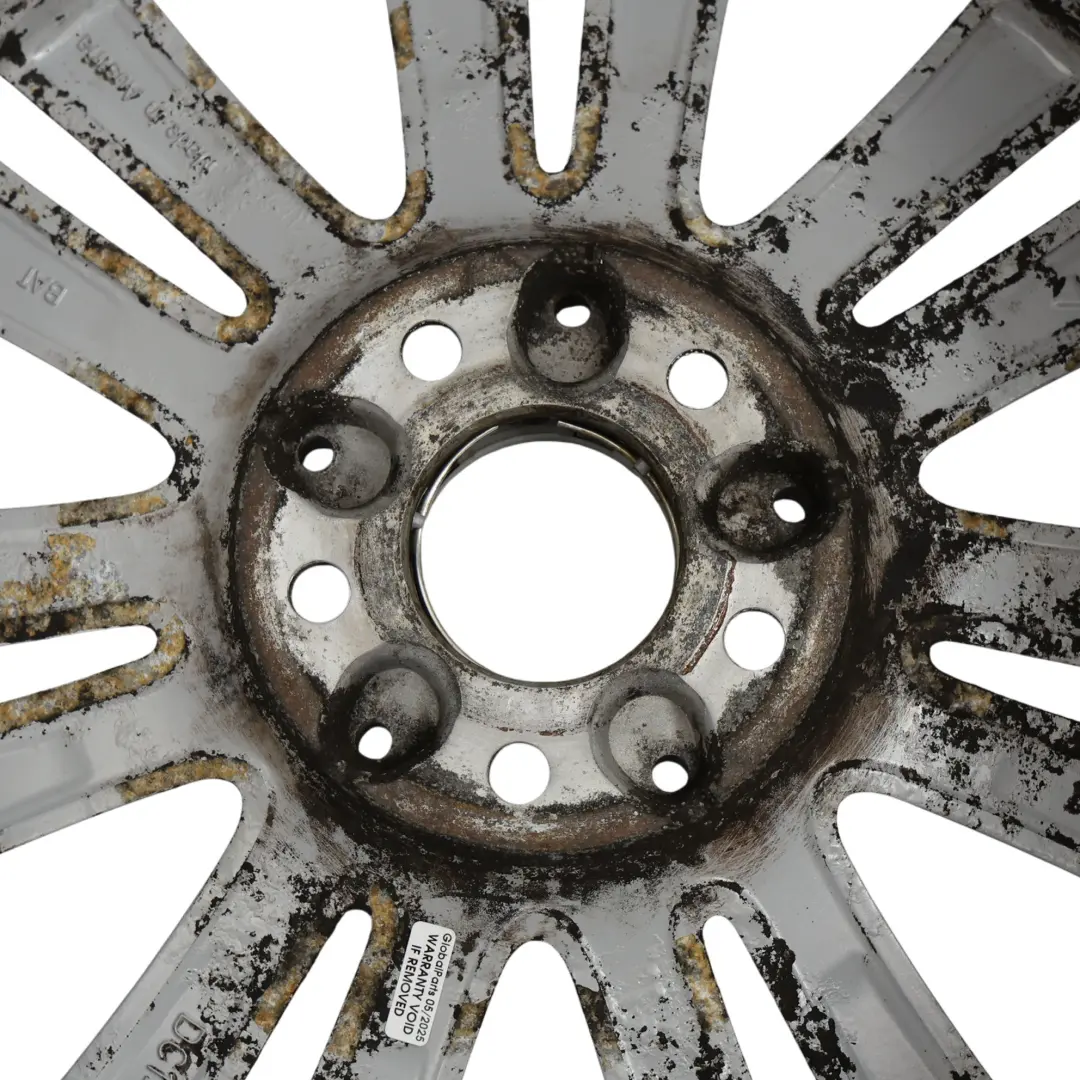 Mercedes W204 Silver Alloy Wheel Rim 17" 7,5J ET:47 7 Double Spoke - SKU A2044017402-3 - Part number A2044017402