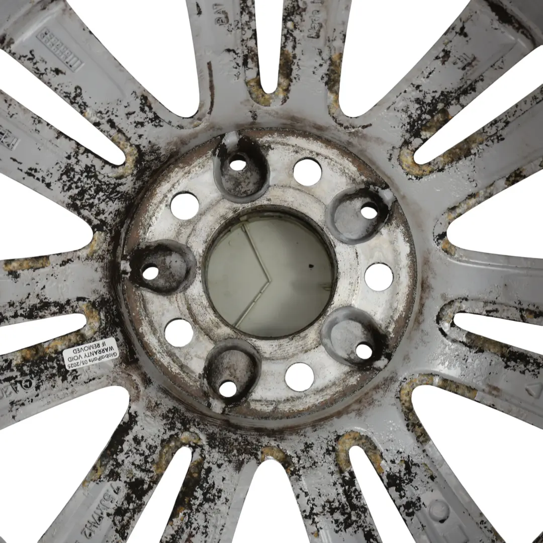 Alloy Wheel Rim 17" 7,5J ET:47 7 Double Spoke to Mercedes W204 Silver with Part number A2044017402 Mercedes W204 Silver Alloy Wheel Rim 17" 7,5J ET:47 7 Double Spoke - SKU A2044017402-4 - Part number A2044017402