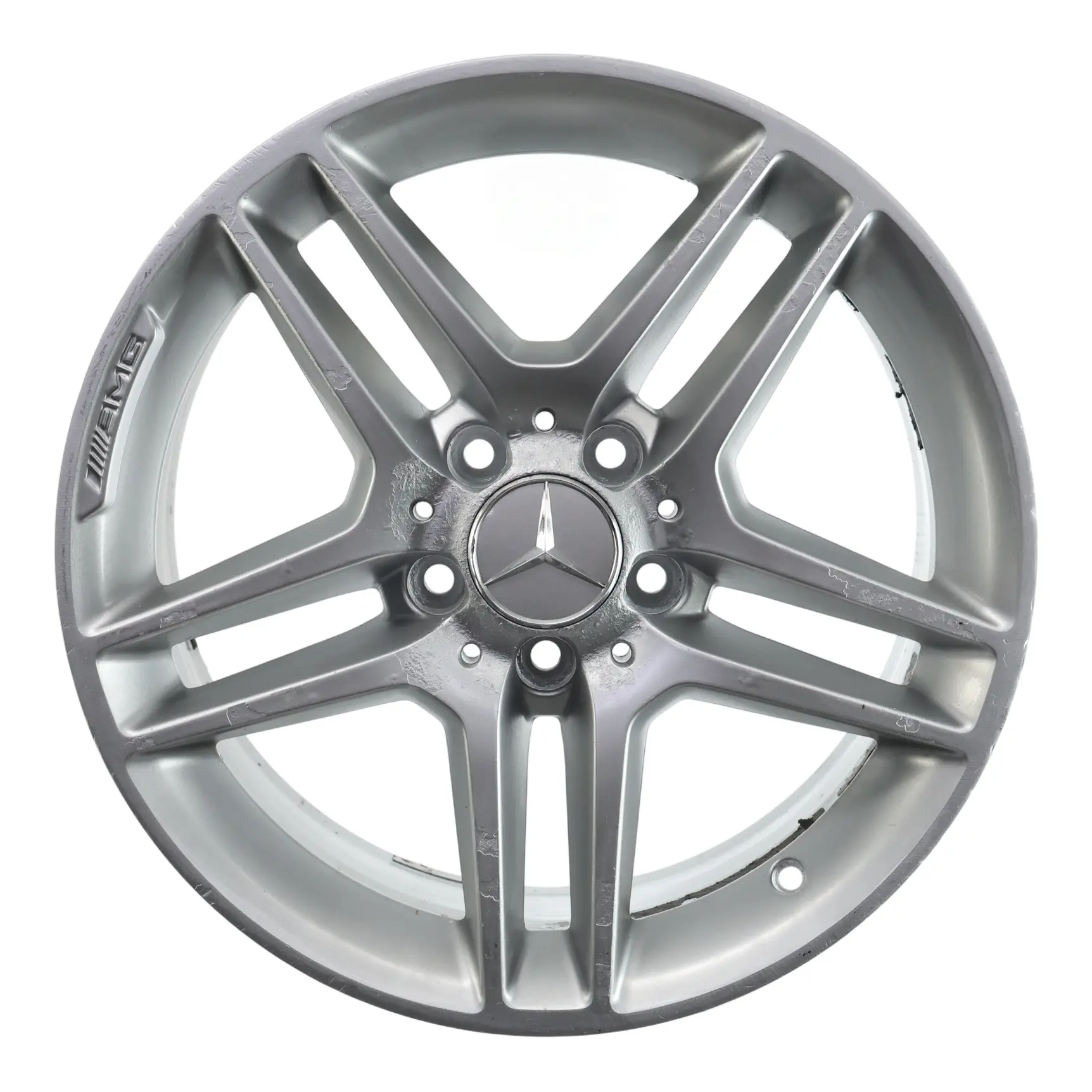Mercedes W204 AMG Rear Alloy Wheel Rim 17" 8.5J ET:58 5 Double Spoke A2044019702