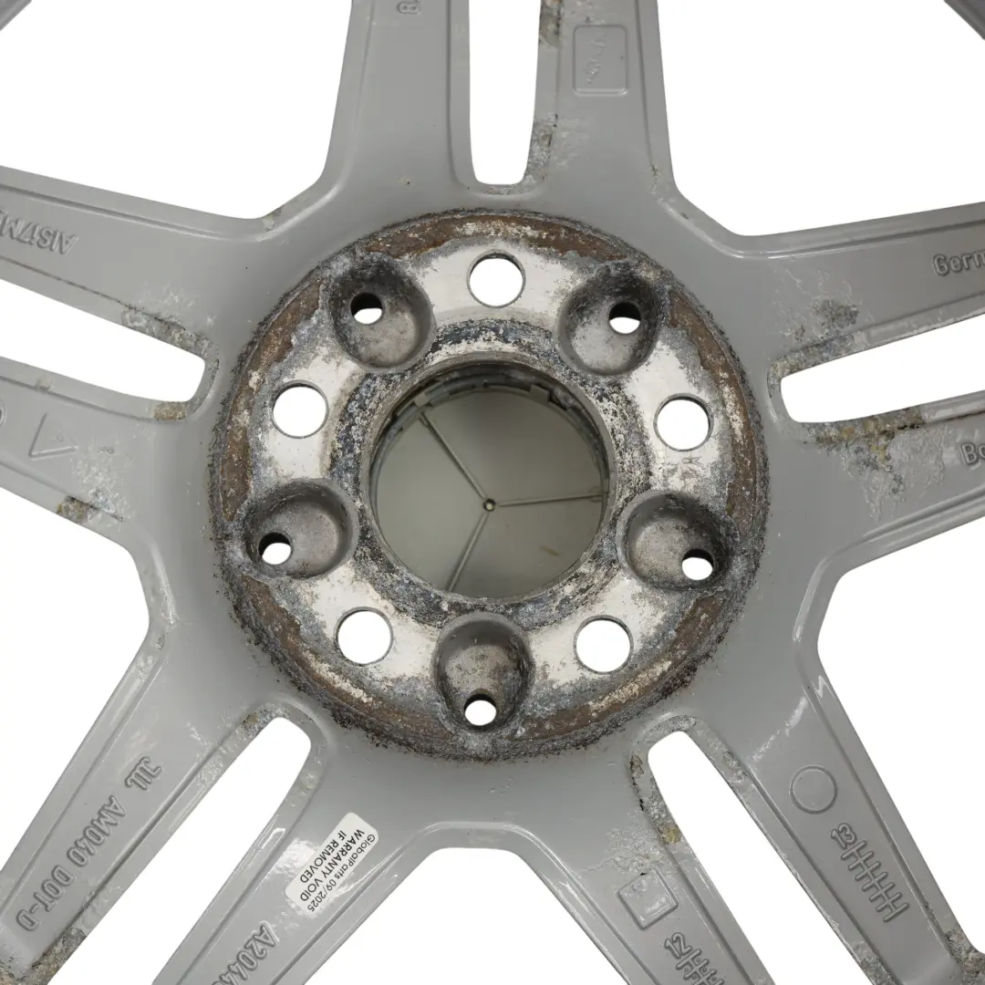 Mercedes W204 AMG Rear Alloy Wheel Rim 17" 8.5J ET:58 5 Double Spoke - SKU A2044019702-4 - Part number A2044019702