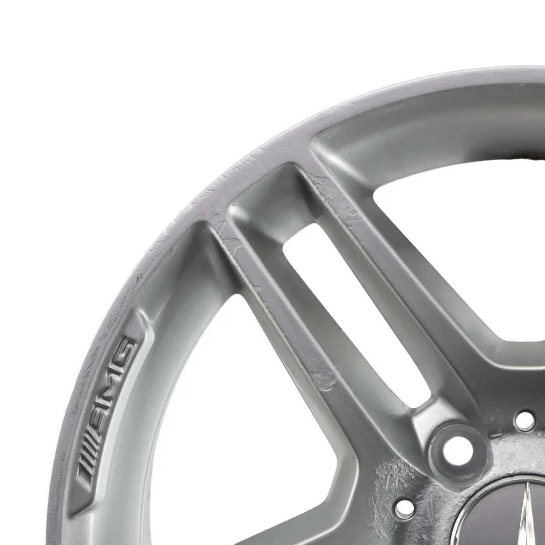 Mercedes W204 AMG Rear Alloy Wheel Rim 17" 8.5J ET:58 5 Double Spoke - SKU A2044019702-4 - Part number A2044019702