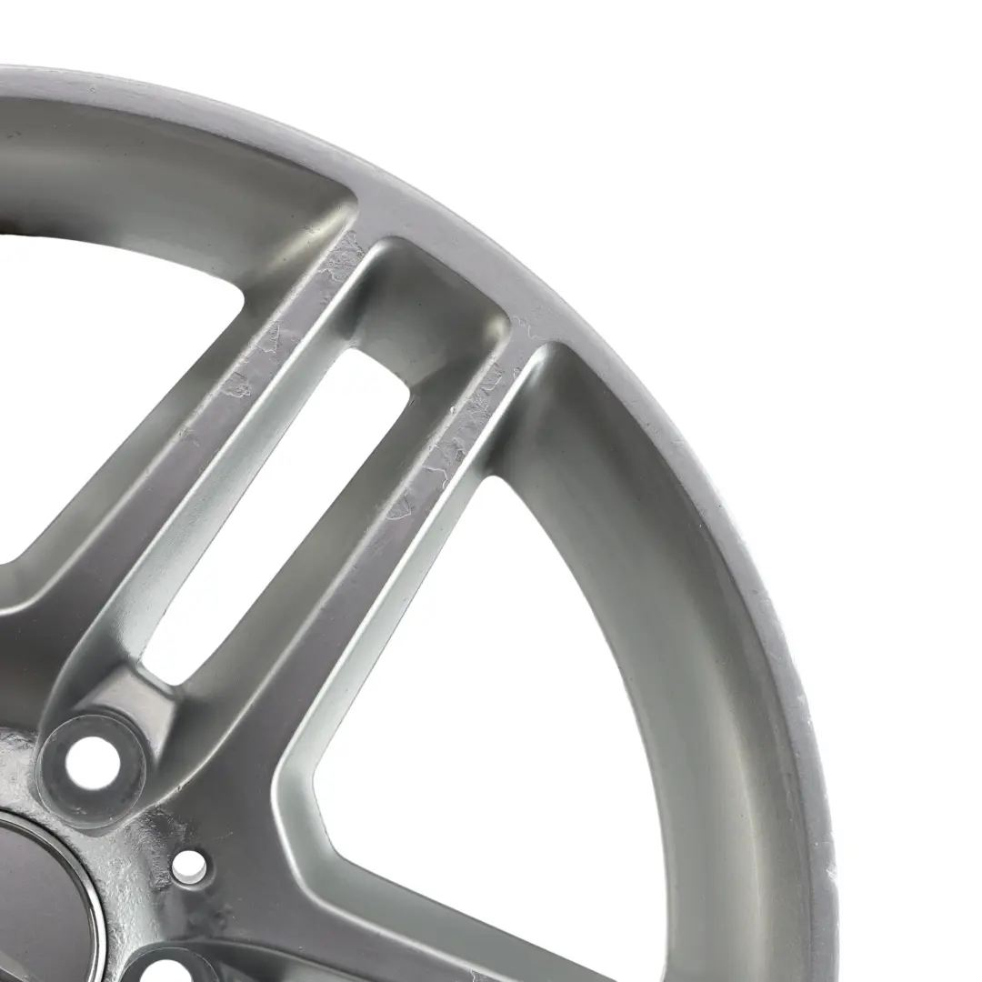 Mercedes W204 AMG Rear Alloy Wheel Rim 17" 8.5J ET:58 5 Double Spoke - SKU A2044019702-4 - Part number A2044019702