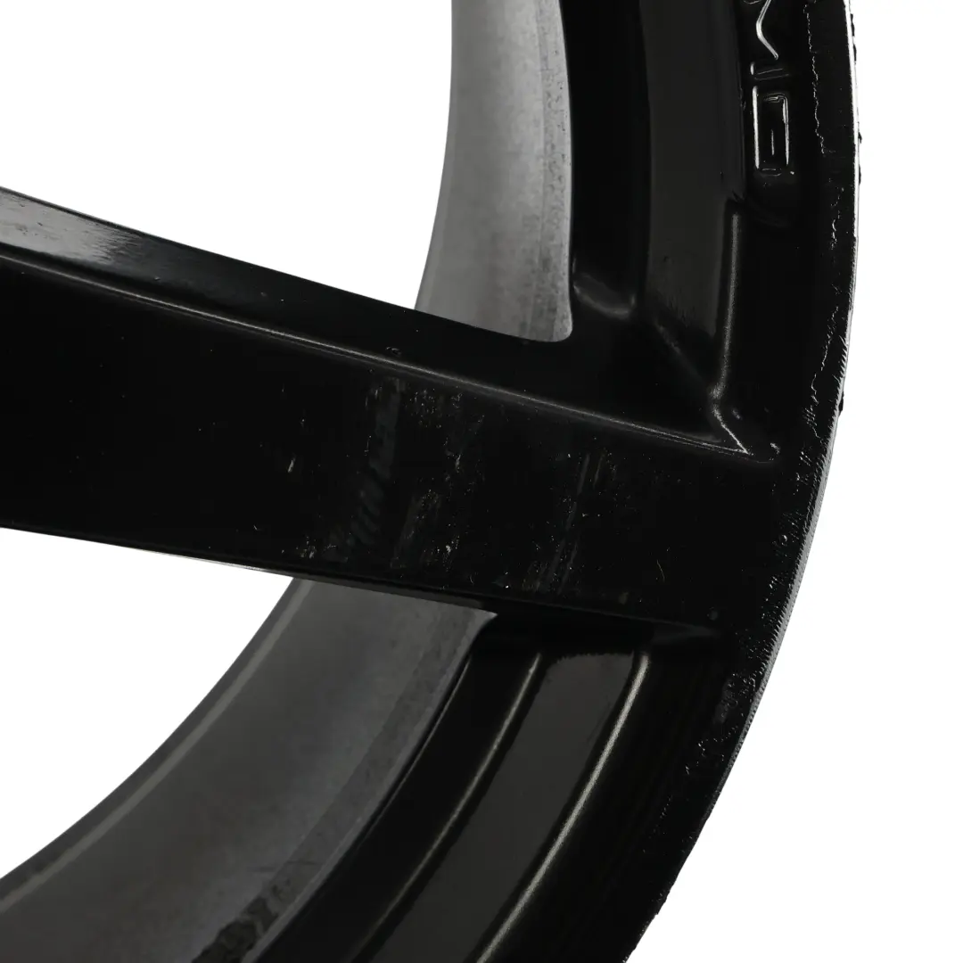 7-Spoke AMG Front Black Alloy Wheel Rim 18" 8,5J ET:54 to Mercedes W204 with Part number A2044019902 Mercedes W204 7-Spoke AMG Front Black Alloy Wheel Rim 18" 8,5J ET:54 - SKU A2044019902-7 - Part number A2044019902