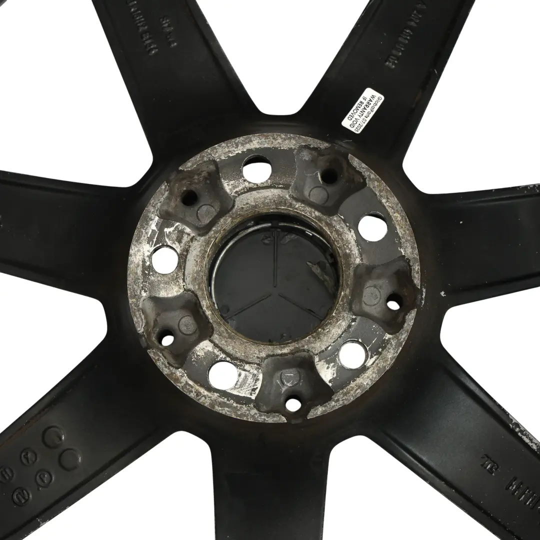 7-Spoke AMG Rear Wheel Rim Alloy Black 18" 8,5J ET:54 to Mercedes W204 with Part number A2044019902 Mercedes W204 7-Spoke AMG Rear Wheel Rim Alloy Black 18" 8,5J ET:54 - SKU A2044019902-8 - Part number A2044019902