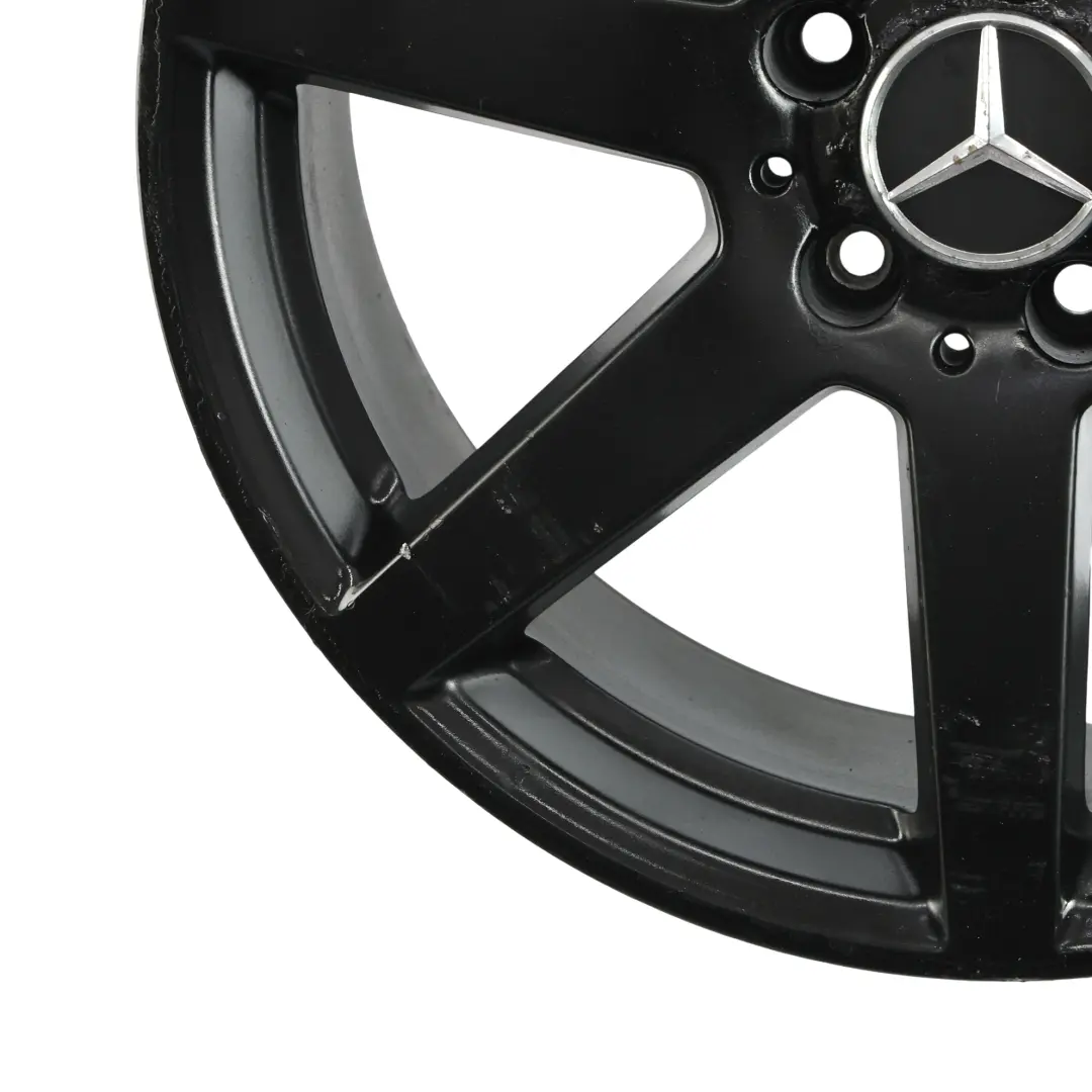 7-Spoke AMG Rear Wheel Rim Alloy Black 18" 8,5J ET:54 to Mercedes W204 with Part number A2044019902 Mercedes W204 7-Spoke AMG Rear Wheel Rim Alloy Black 18" 8,5J ET:54 - SKU A2044019902-8 - Part number A2044019902