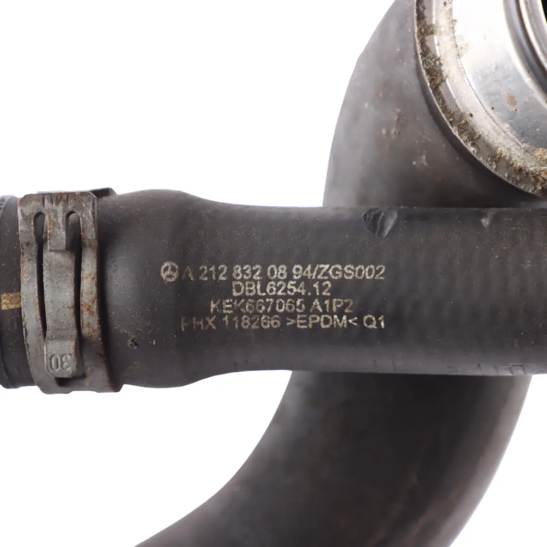 Mercedes W204 W207 W212 OM646 Water Pipe Radiator Coolant Hose - SKU A2045013782 - Part number A2045013782