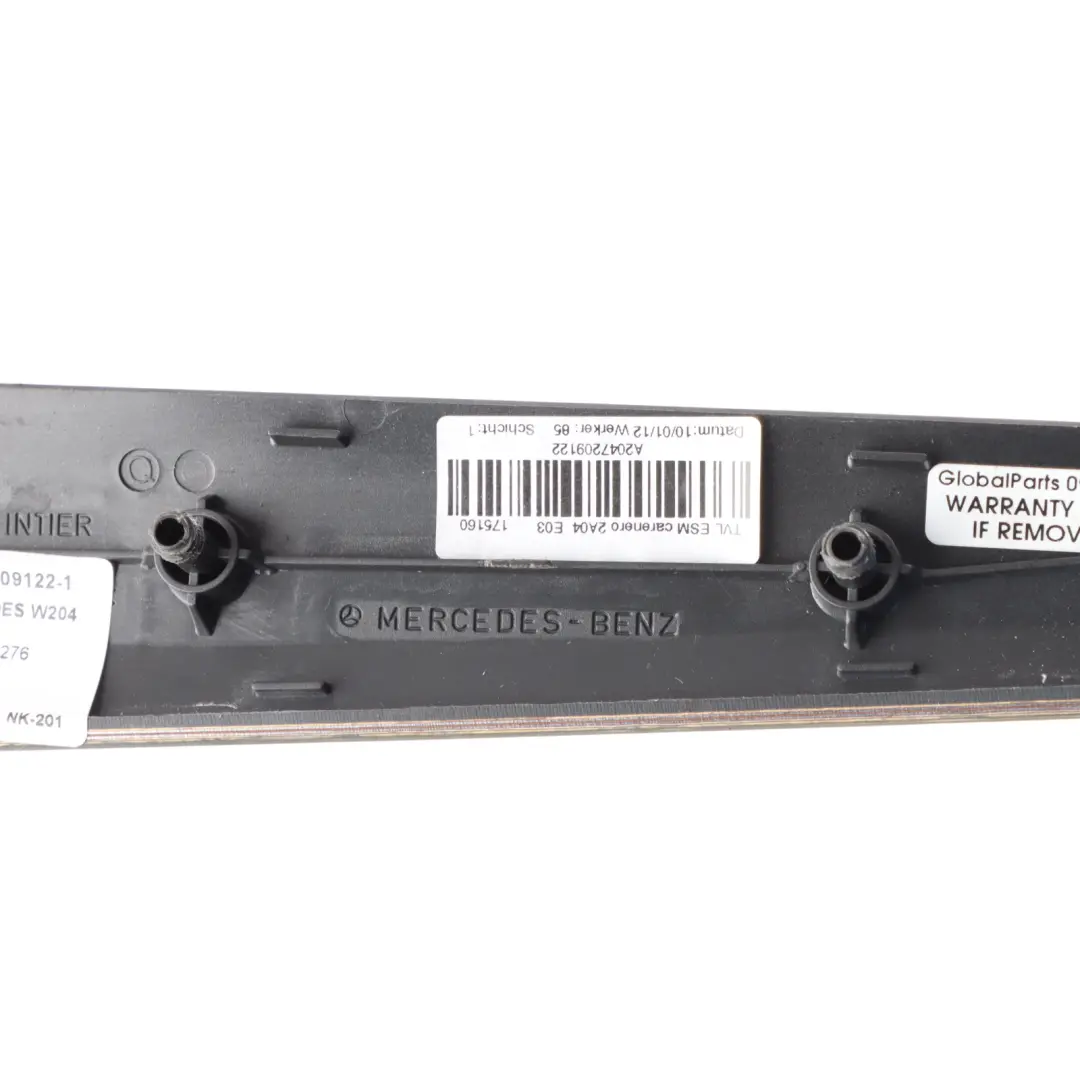 Mercedes W204 Door Strip Front Left N/S Interior Decor Trim Wood - SKU A2047209122-1 - Part number A2047209122