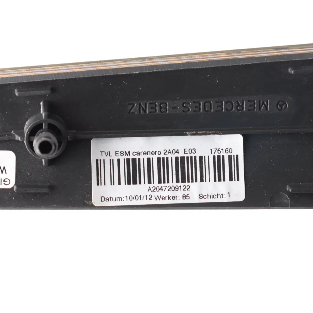 Mercedes W204 Door Strip Front Left N/S Interior Decor Trim Wood - SKU A2047209122-1 - Part number A2047209122