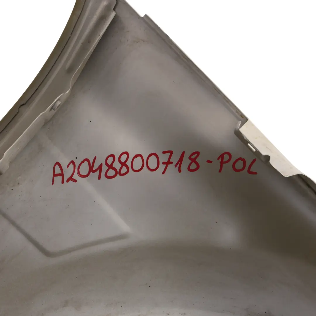 Mercedes W204 Seitenverkleidung AMG C63 Vorne Links Kotflügel Polar White - 149 - SKU A2048800718-POL - Teilenummer A2048800718