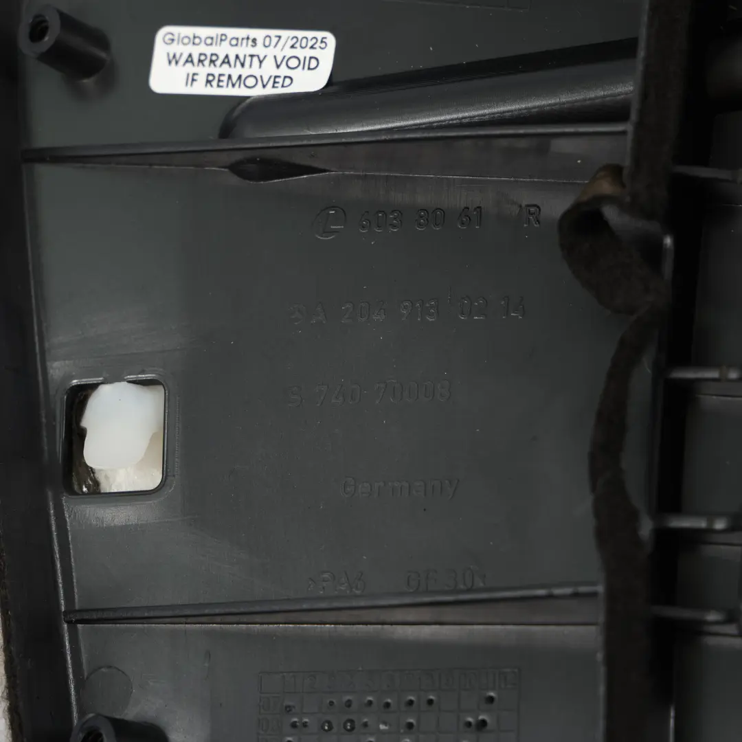 Mercedes W204 C209 Vordersitzpolster Lordosenstütze Pumpe Rechts - SKU A2049100038 - Teilenummer A2049100038