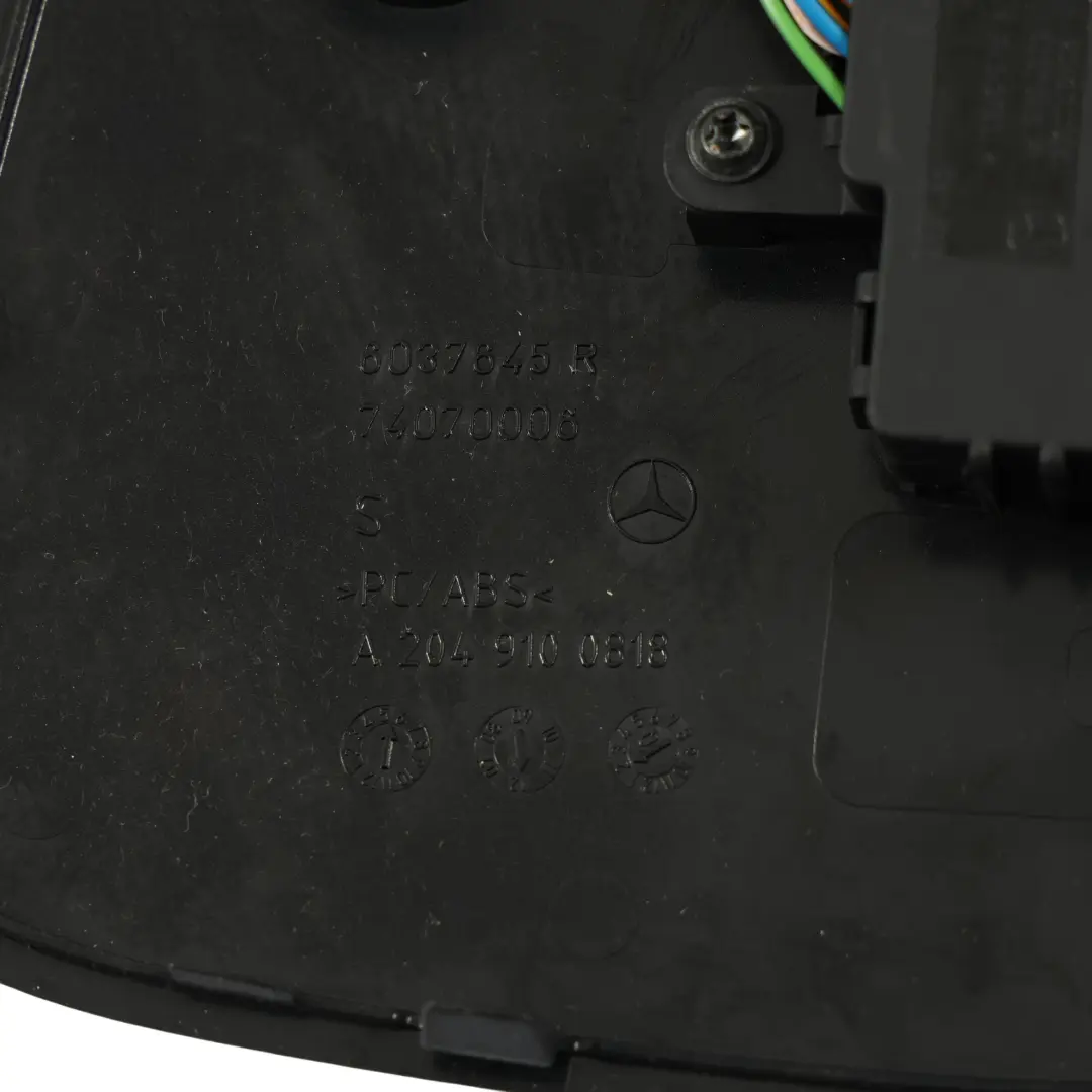 Mercedes S204 W204 Copertura Anteriore Interruttore Lombare Sinistro - SKU A2049100818 - Numero di parte A2049100818