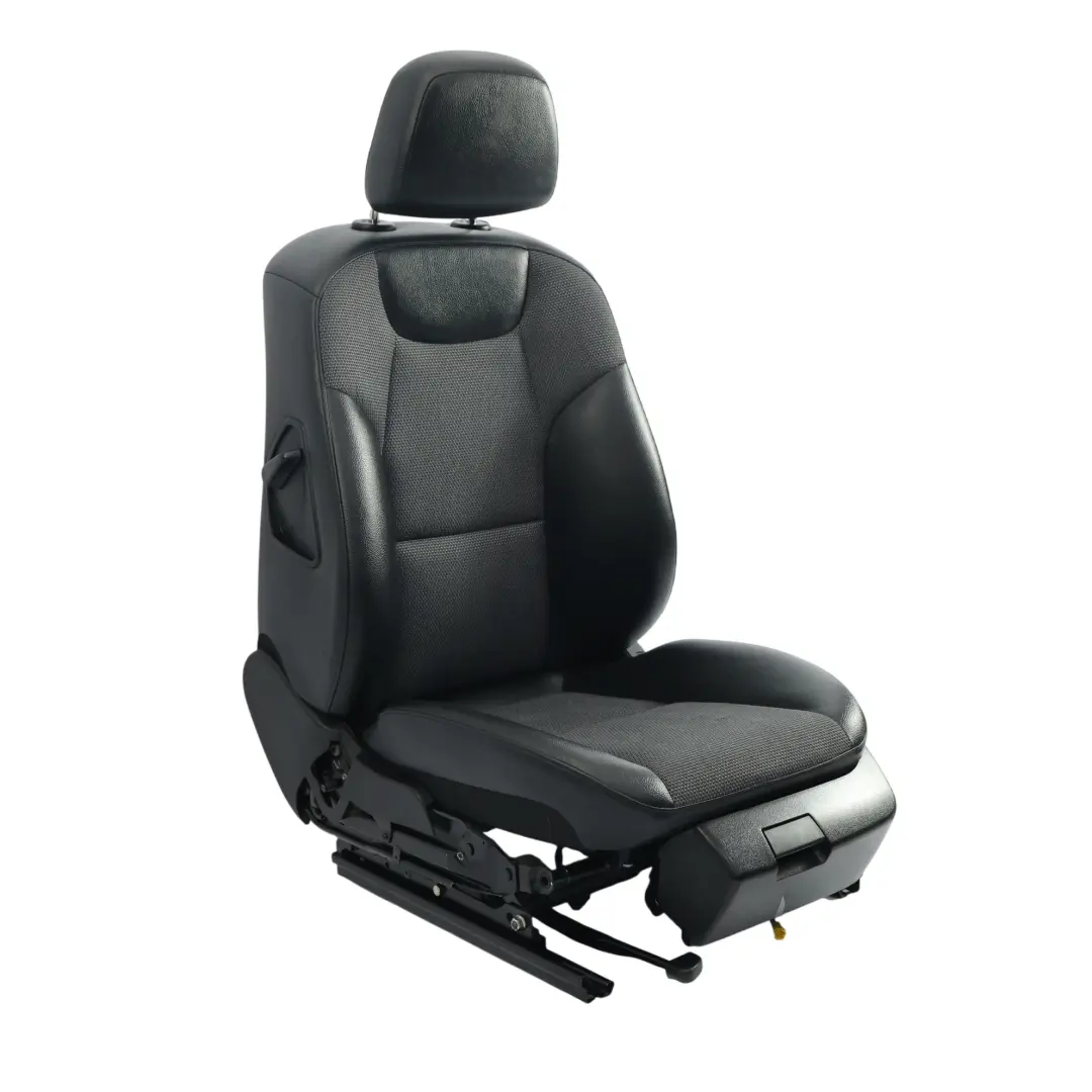 Mercedes W204 S204 Front Seat Sport Left N/S Heated Fabric Cloth Leather Black - SKU A2049102347-4 - Part number A2049102347
