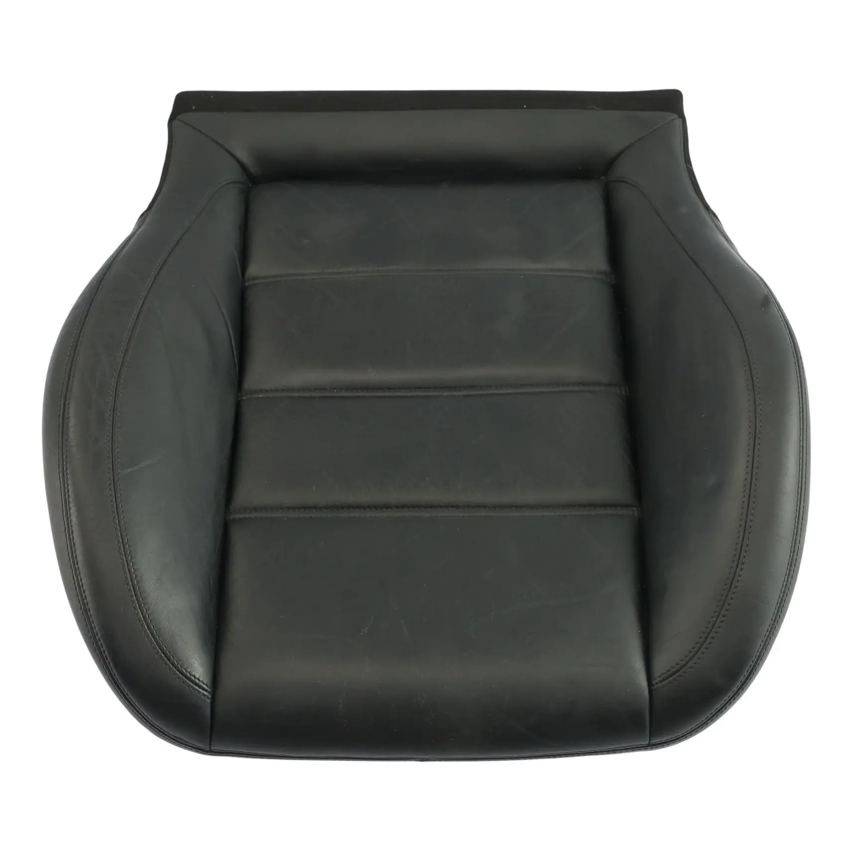 Mercedes S204 Front Seat Base Cover Heated Leather Black Right O/S