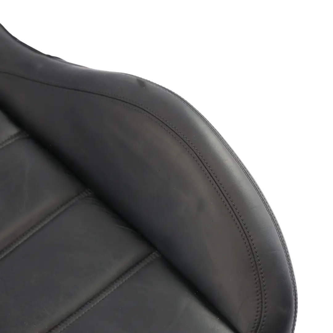 Mercedes S204 Front Seat Base Cover Heated Leather Black Right O/S - SKU A2049106446 - Part number A2049106446