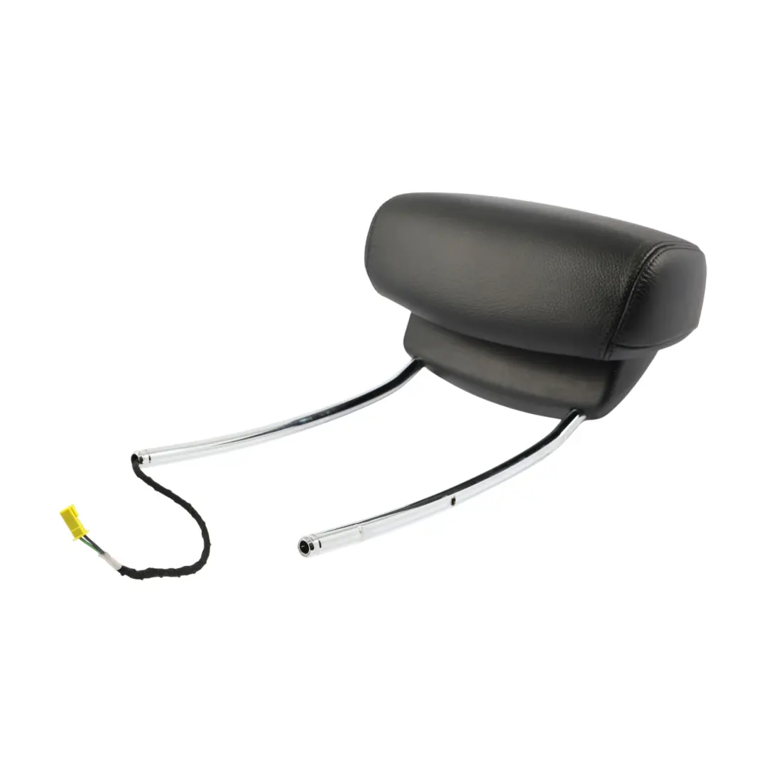 Mercedes W204 Front Headrest Head Rest Electric Left Right N/O/S Leather Black - SKU A2049706850 - Part number A2049706850