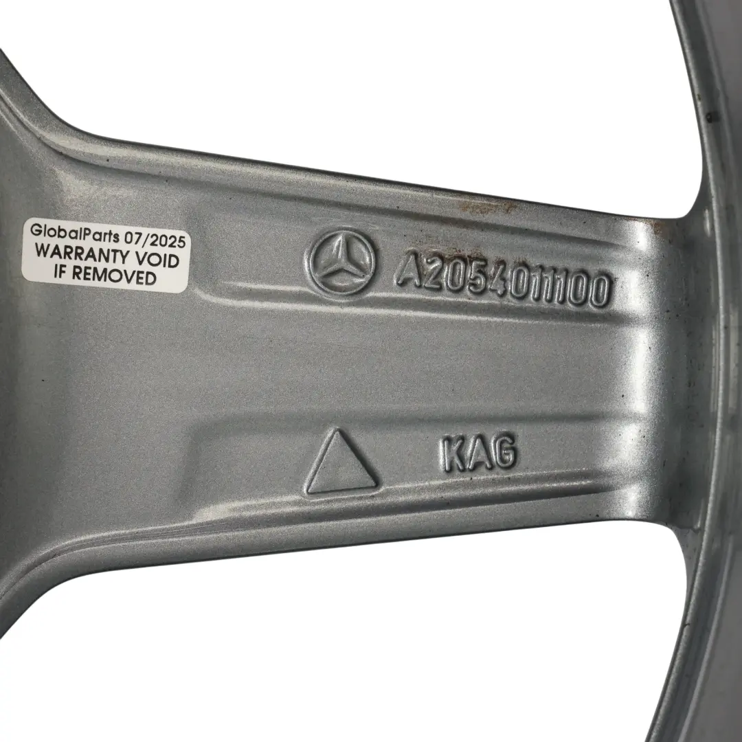 Mercedes W205 Felga Aluminiowa Himalaya Szary AMG 18" - SKU A2054011100-1 - Numer Części A2054011100