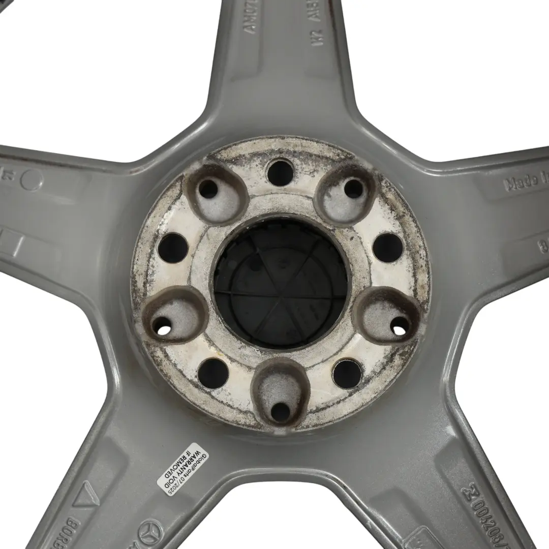 Mercedes W205 AMG Wheel Rim Alloy 5 Spoke 18" 8,5J Himalaya Grey - SKU A2054011200-1 - Part number A2054011200