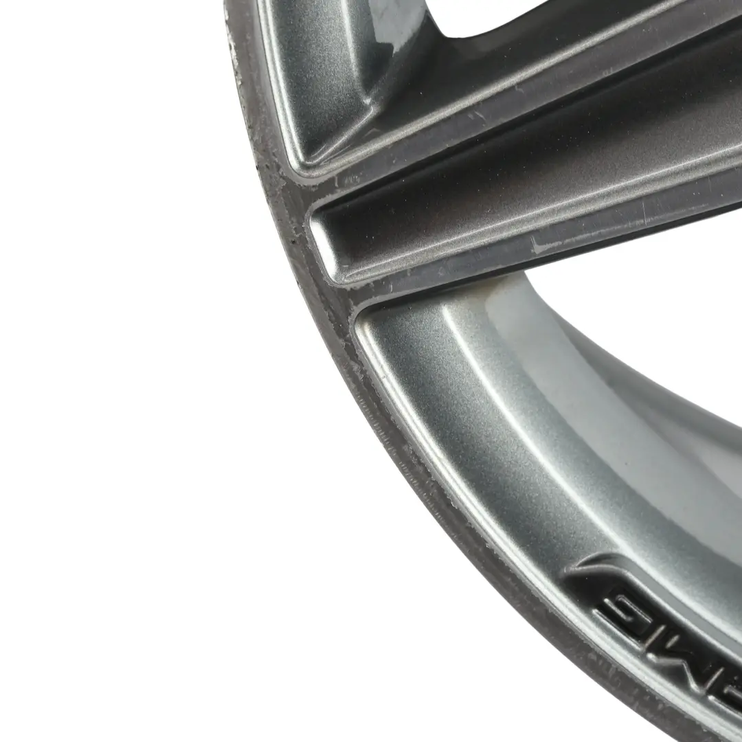Mercedes W205 Himalaya Grey AMG Alloy Wheel Rim 5 Spoke 18" 8,5J - SKU A2054011200-2 - Numéro de pièce A2054011200