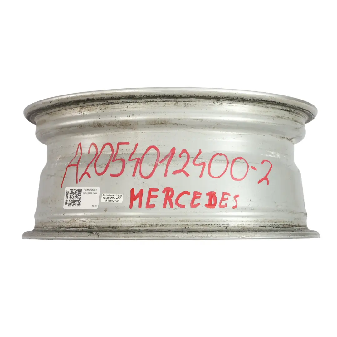 Cerchio In Lega Argento 16'' 6,5J ET:38 10 Razze per Mercedes W205 con numero di parte A2054012400 Mercedes W205 Cerchio In Lega Argento 16'' 6,5J ET:38 10 Razze - SKU A2054012400-2 - Numero di parte A2054012400