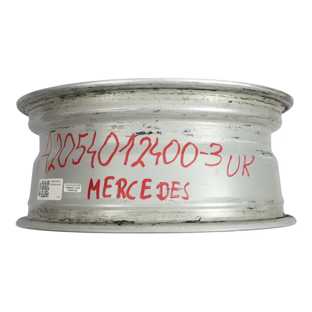 Alloy Wheel Rim 16'' 6,5J ET:38 10 Spoke to Mercedes W205 Silver with Part number A2054012400 Mercedes W205 Silver Alloy Wheel Rim 16'' 6,5J ET:38 10 Spoke - SKU A2054012400-3 - Part number A2054012400