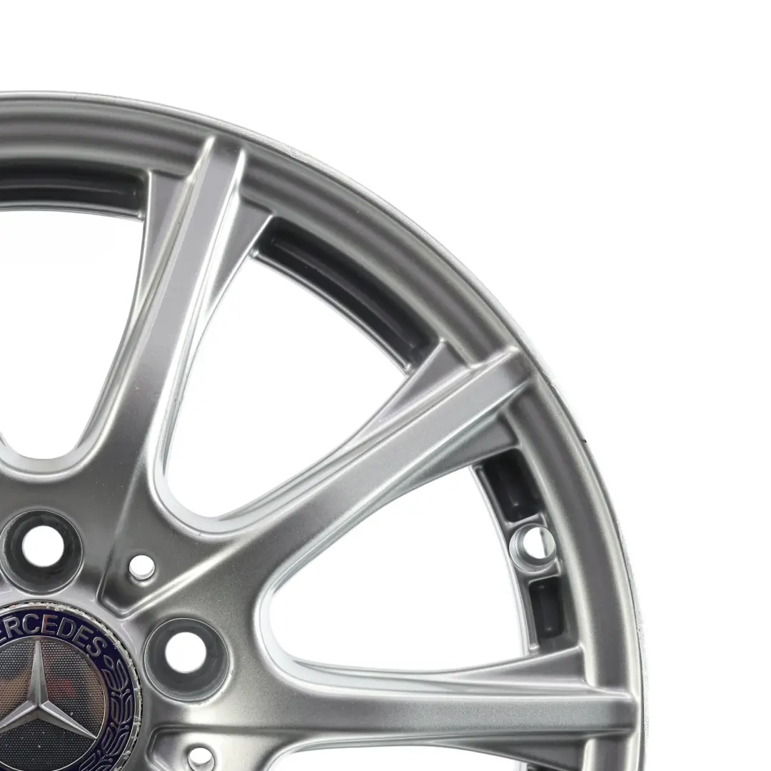 Alloy Wheel Rim 16'' 6,5J ET:38 10 Spoke to Mercedes W205 Silver with Part number A2054012400 Mercedes W205 Silver Alloy Wheel Rim 16'' 6,5J ET:38 10 Spoke - SKU A2054012400-3 - Part number A2054012400